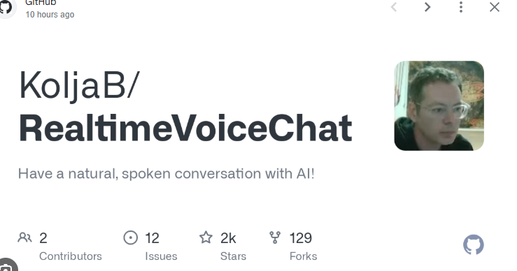 RealtimeVoiceChat：语音聊天助手